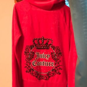 Juicy Couture track suit zip up